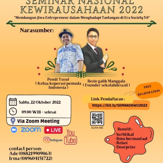 Membangun Jiwa Enterpreneur dalam Menghadapi Tantangan di Era Society 5.0